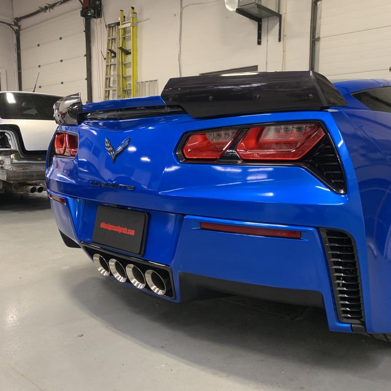 Corvette — Gloss Blue Colour Change