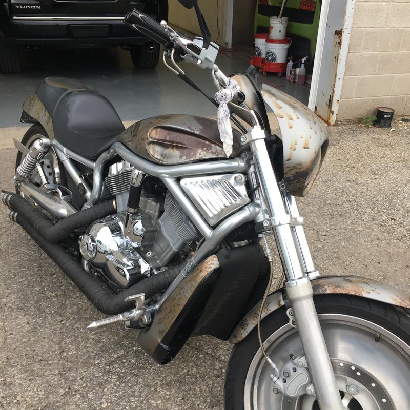 Custom Motorcycle — Full Wrap