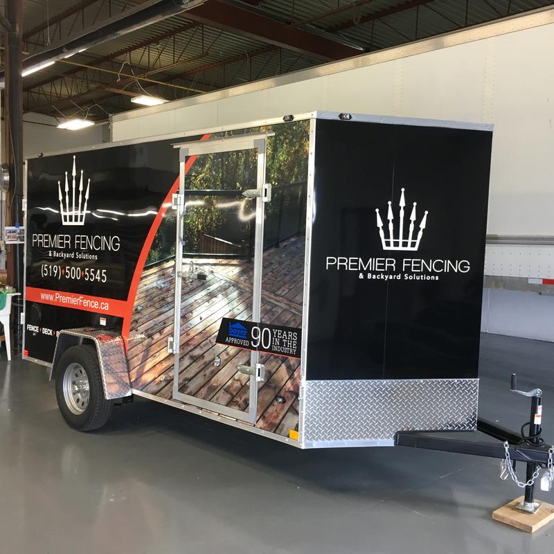Premier Fencing — Trailer Partial Wrap