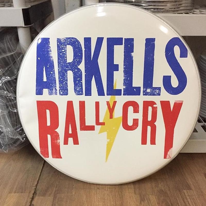 Arkells “Rally Cry” — Custom Printed Drum Head