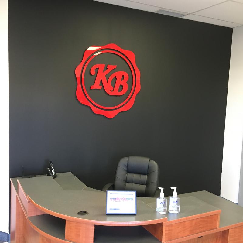 KB Packaging — Reception Graphics