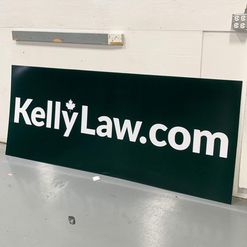 Kelly Law — Office Signage
