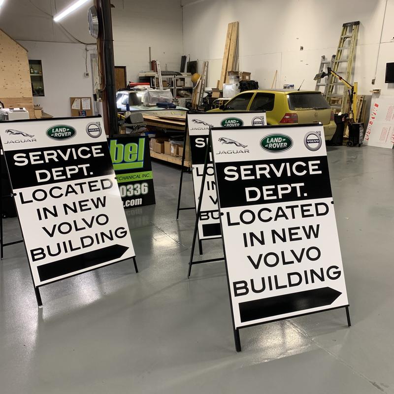 Volvo — A-Frame Signs