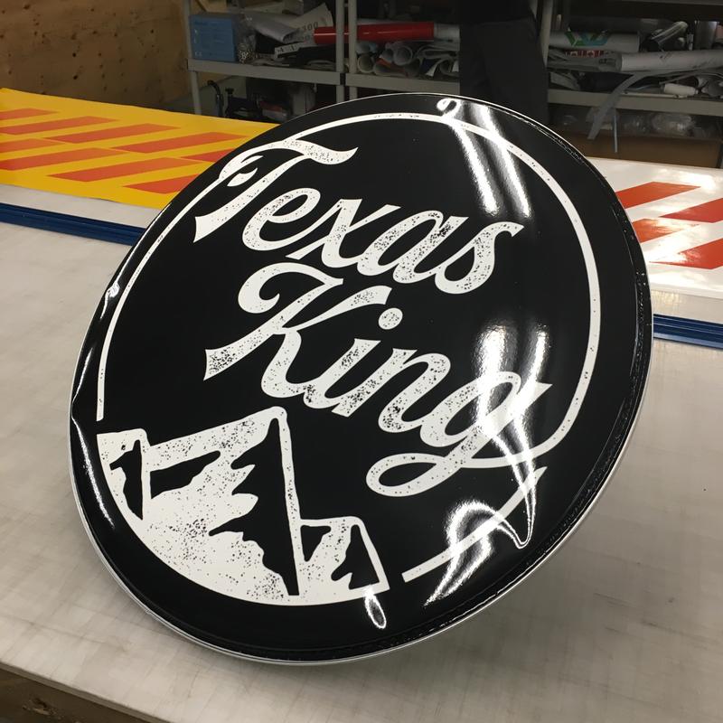 Texas King — Custom Printed Drum Head