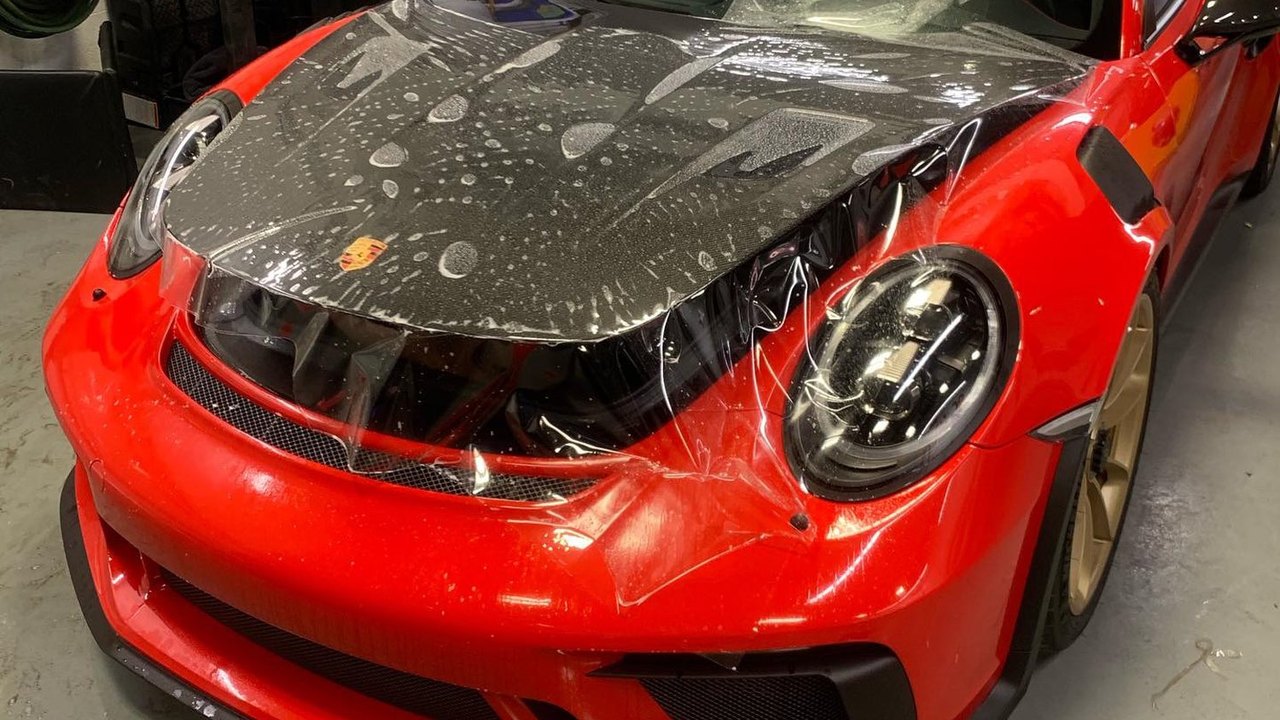 XPEL paint protection film on a Porsche 911 GT3 RS